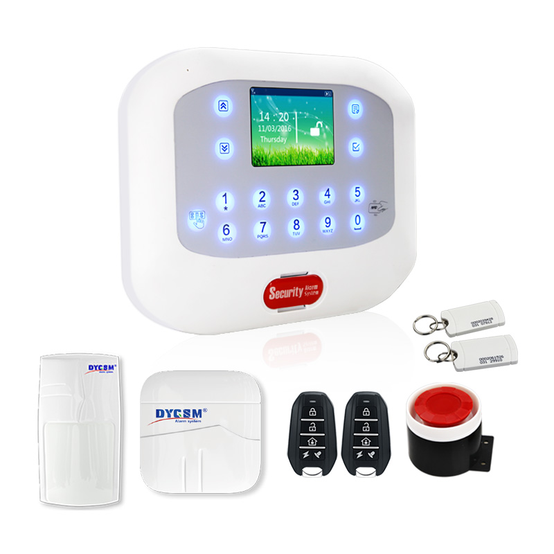 彩屏GSM+PSTN报警器 语音触摸按键/Touch Screen GSM+PSTN alarm